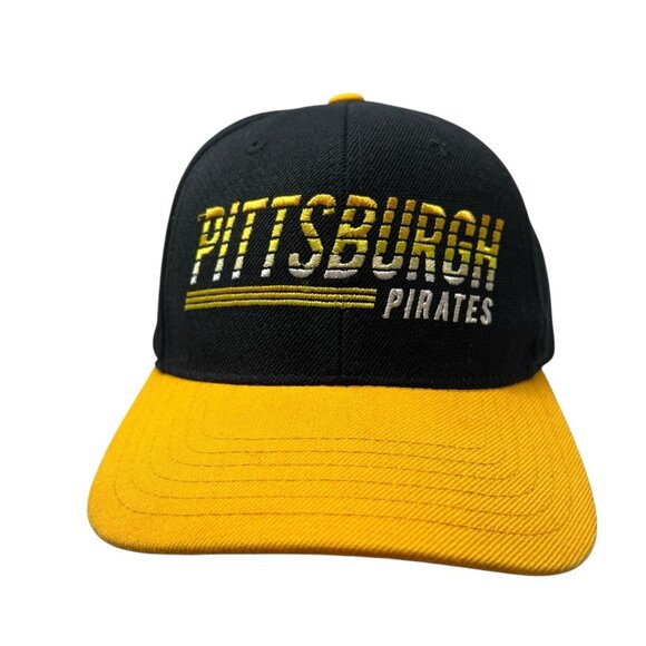Pittsburgh Pirates Cooperstown Collection Retro Spell Out Snapback Hat Cap MLB - Picture 1 of 11
